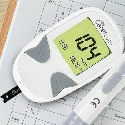 Care Touch Diabetes Testing Glucose Monitor Meter 100 Lancets No ...