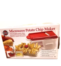 Vtg Norpro Microwave Potatoe Chip Maker Healthy Potato Chips Seasoned Your Way