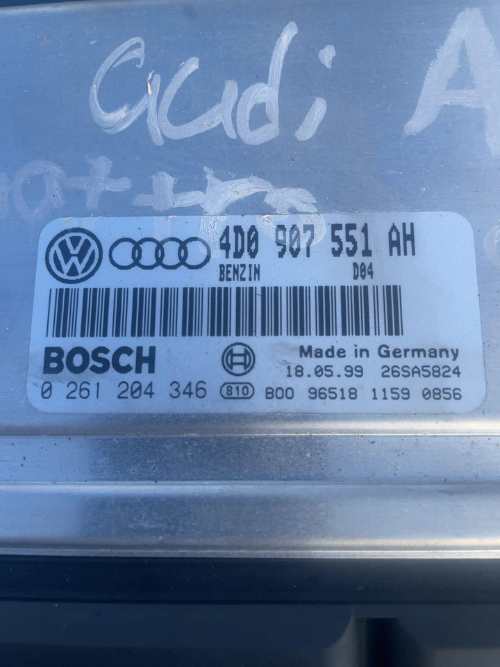 Módulo de control del motor AUDI A4 97-02 2,8 L OE# 4d0997551ex Foto 2 de 4