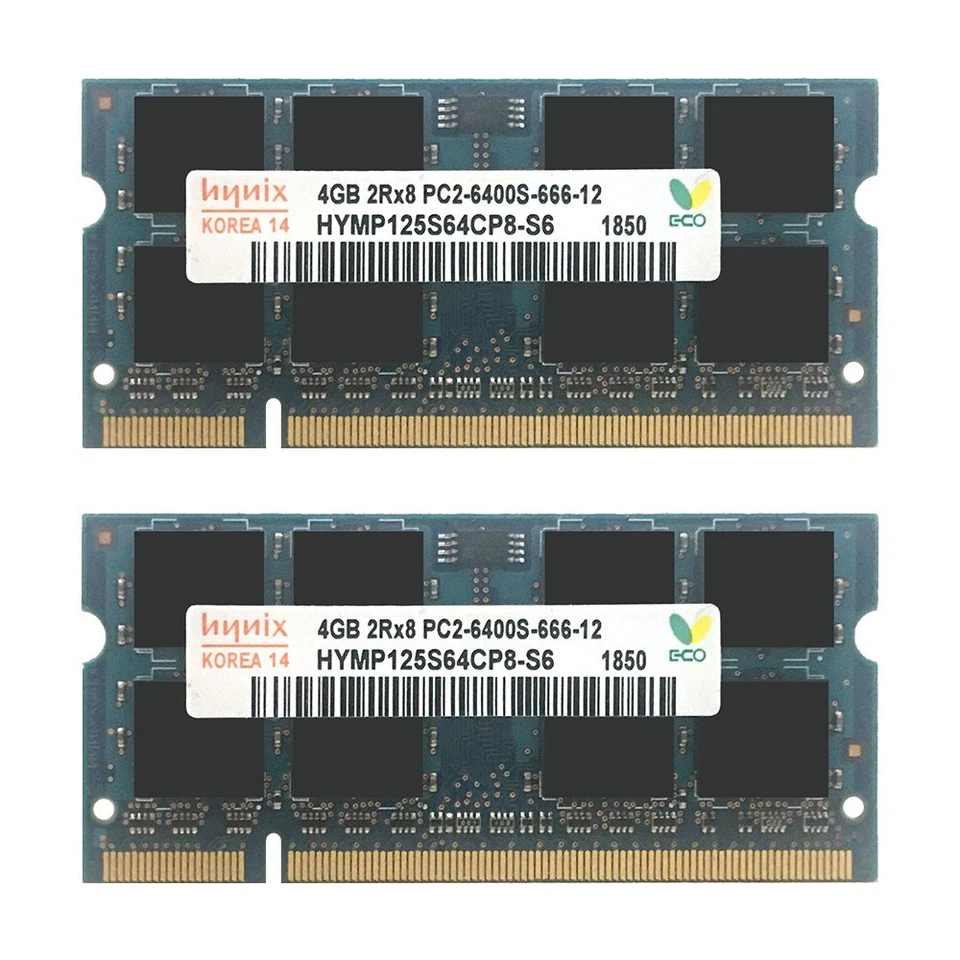 16GB 8GB 4G PC2-6400 DDR2-800MHz 200Pin SODIMM notebook Memory RAM For Hynix Lot - Image 3 of 4
