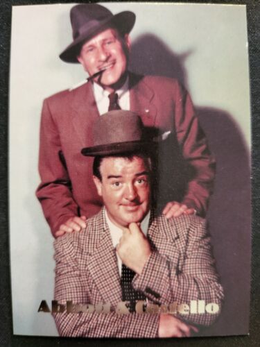 ABBOTT & COSTELLO Collector Cards Promo Card #1 1996 - Picture 1 of 2