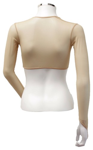 BRIDAL WEAR BOLERO SHRUG LACE BRIDE WEDDING DRESS SLEEVES STRETCH MESH ARM COVER - Picture 15 of 52