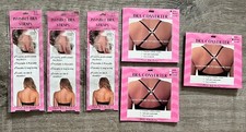 Invisible Clear Elastic Bra Straps Replacement / Converter Lot Black Nude Clear