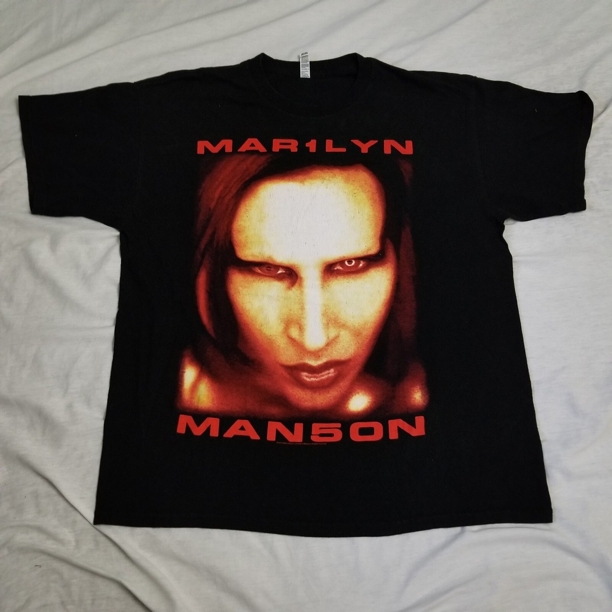Marilyn Manson Bigger than Satan T Shirt Black 2016 Official Marilyn Manson Bigger than Satan T Shirt Black 2016 Official