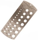 NEW FRACTIONAL SAE DRILL BIT HOLE SIZE GAUGE TOOL GAGE