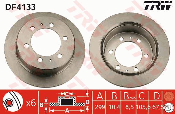 Disques de frein Ssangyong Musso pour stopper les vibrations au freinage et bruits anormaux