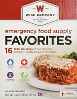 Wise Foods Emergency Food Supply Favorites (box Kit), New, Free Shipping on sale Wise Foods Emergency Food Supply Favorites (box Kit), New, Free Shipping on sale