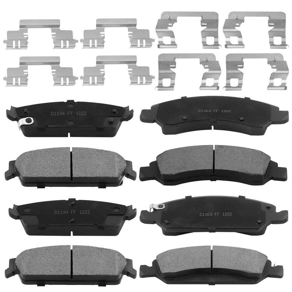 (8) Pastilla de freno delantera + trasera para Pontiac Montana 2004-2005 Buick Century 2002-2005 Foto 2 de 4