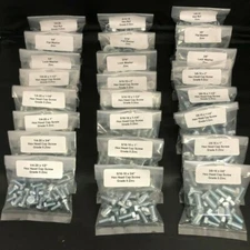 980pcs ASSORTMENT- GRADE 5 BOLT, NUT, WASHER, & LOCK WASHER 1/4” 5/16” 3/8”