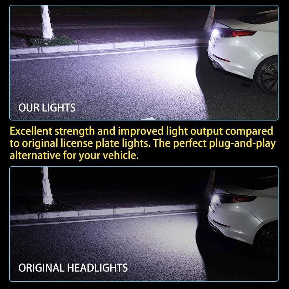 Led Kennzeichenbeleuchtung für Smart 450 451 Fortwo Cabrio Coupe BJ ab.2004-2014 - Bild 2 von 4