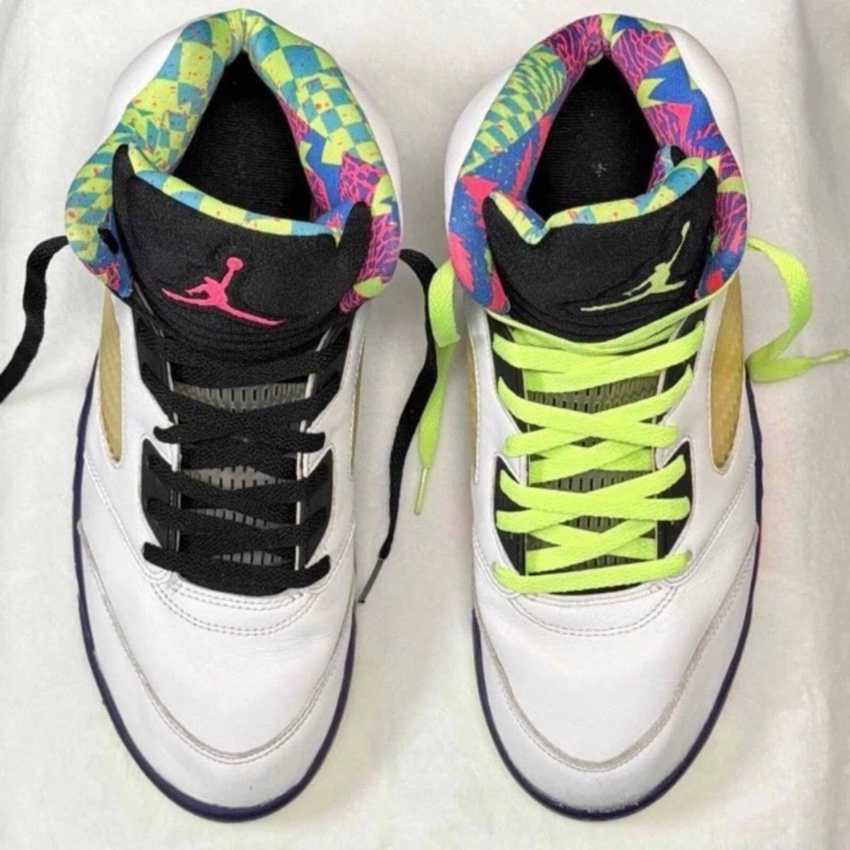 Jordan 5 Retro Alternate Bel-Air Court Purple Ghost Green Racer