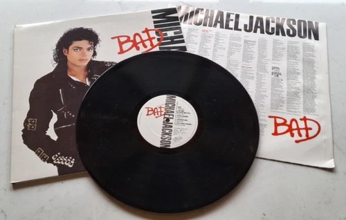 Michael Jackson Bad 1st Press UK A6/B6 Funk Soul Dance Pop Vinyl Gatefold LP