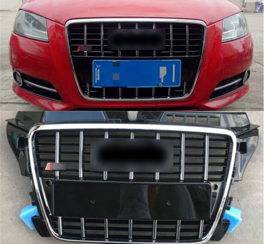 适用于奥迪 A3 S3 RS3 风格前保险杠格栅烧烤架 2009 - 2010 2011 - 2012 — 第 2/4 张图片