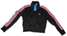 Adidas Originals Women's Firebird Track Jacket Size M or L JX1483 Black / Pink