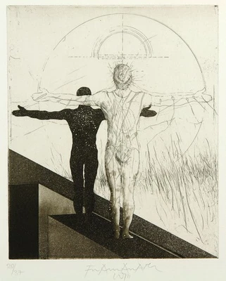 Surrealer Konstruktivismus, 1974. Franz Anatol WYSS (*1940 SUI), handsigniert - Bild 1 von 3
