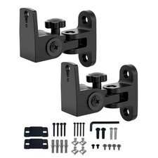BS-218pro Universal Speaker Wall Mount for Small Speakers ,Vertical black