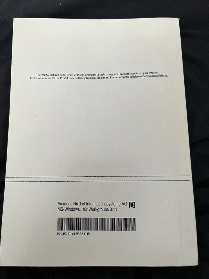 Benutzerhandbuch Microsoft Windows für Work Groups - Bild 2 von 2