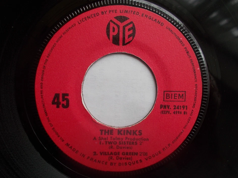 EX-  FRENCH  PYE  EP - THE KINKS - "MISTER PLEASANT" - Image 4 of 4