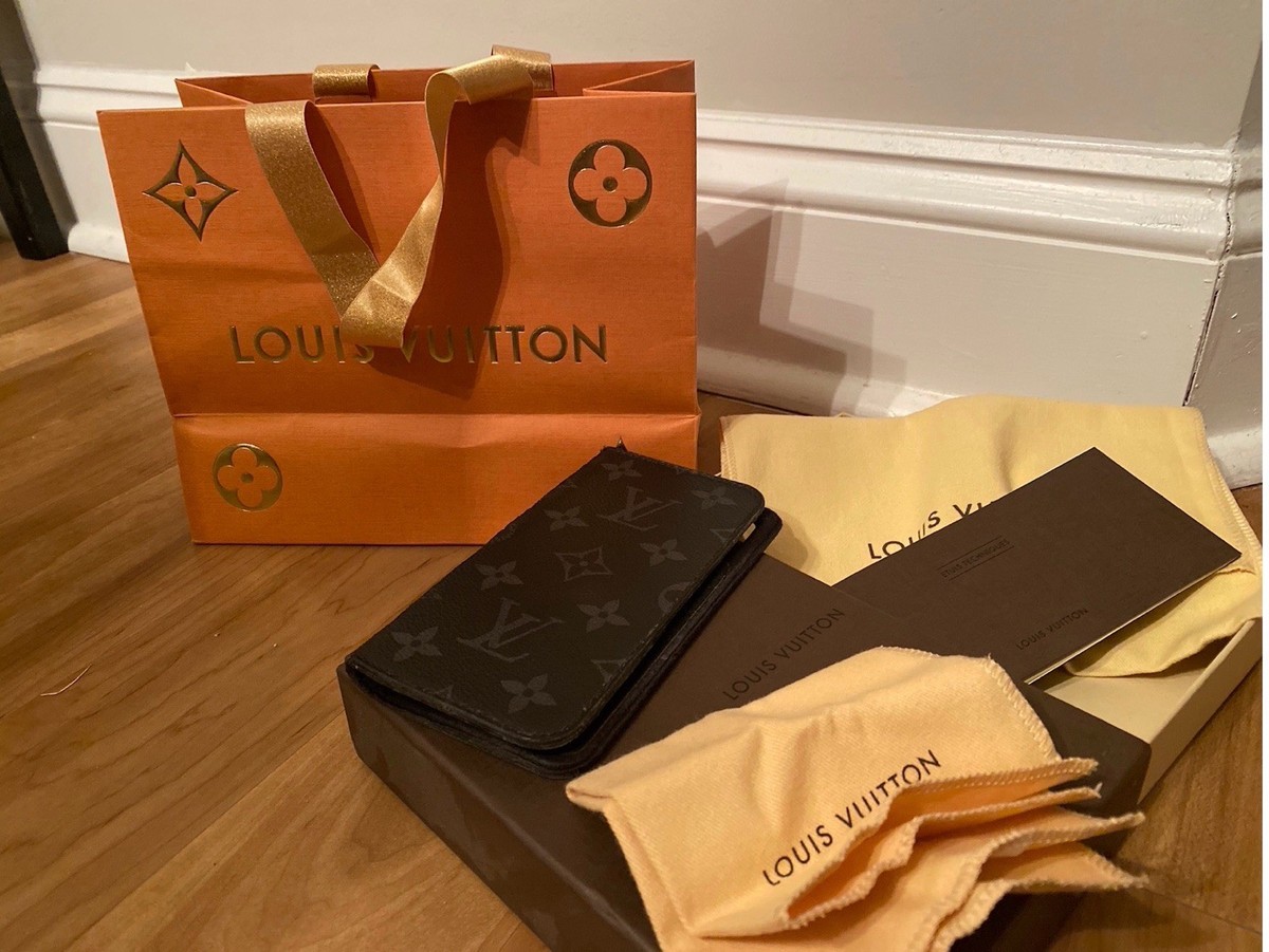 Louis Vuitton Monogram Eclipse iPhone X / XS Folio Case 