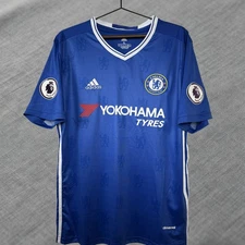 Chelsea 2016-17 Home Jersey - Premier League Champions Season - Eden Hazard #10