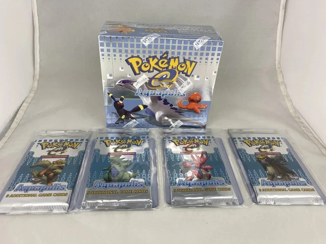 Heavy Aquapolis - Booster Pack - Sealed - WOTC 2003 Pokémon Heavy!!