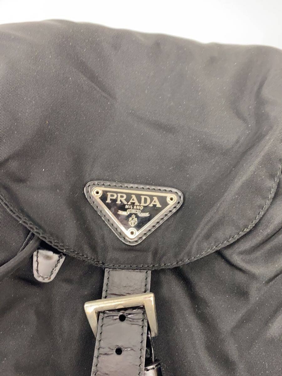 PRADA backpack rucksack -- Black solid Used - image 5