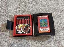 Vtg Tarot To Go! Mini Book Card Set Mary Hanson Roberts Peter Pauper Press 2002