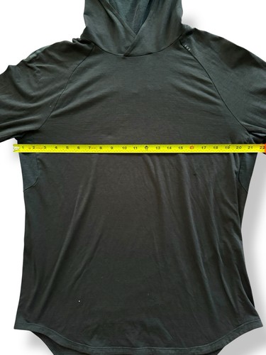 Sudadera con capucha ligera gris char LULULEMON License to Train para hombre talla L/XL* - Imagen 6 de 7
