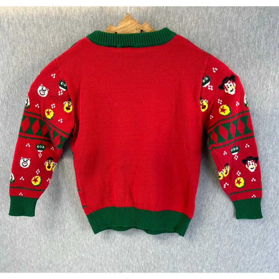 Toy Story Rex Suéter Feo Navidad Talla 2T Niño Pequeño Feliz Rex-Mas Vacaciones Pixar Foto 2 de 4