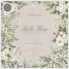 Craft Consortium Double-Sided Paper Pad 6"X6" 40/Pkg-Belle Fleur