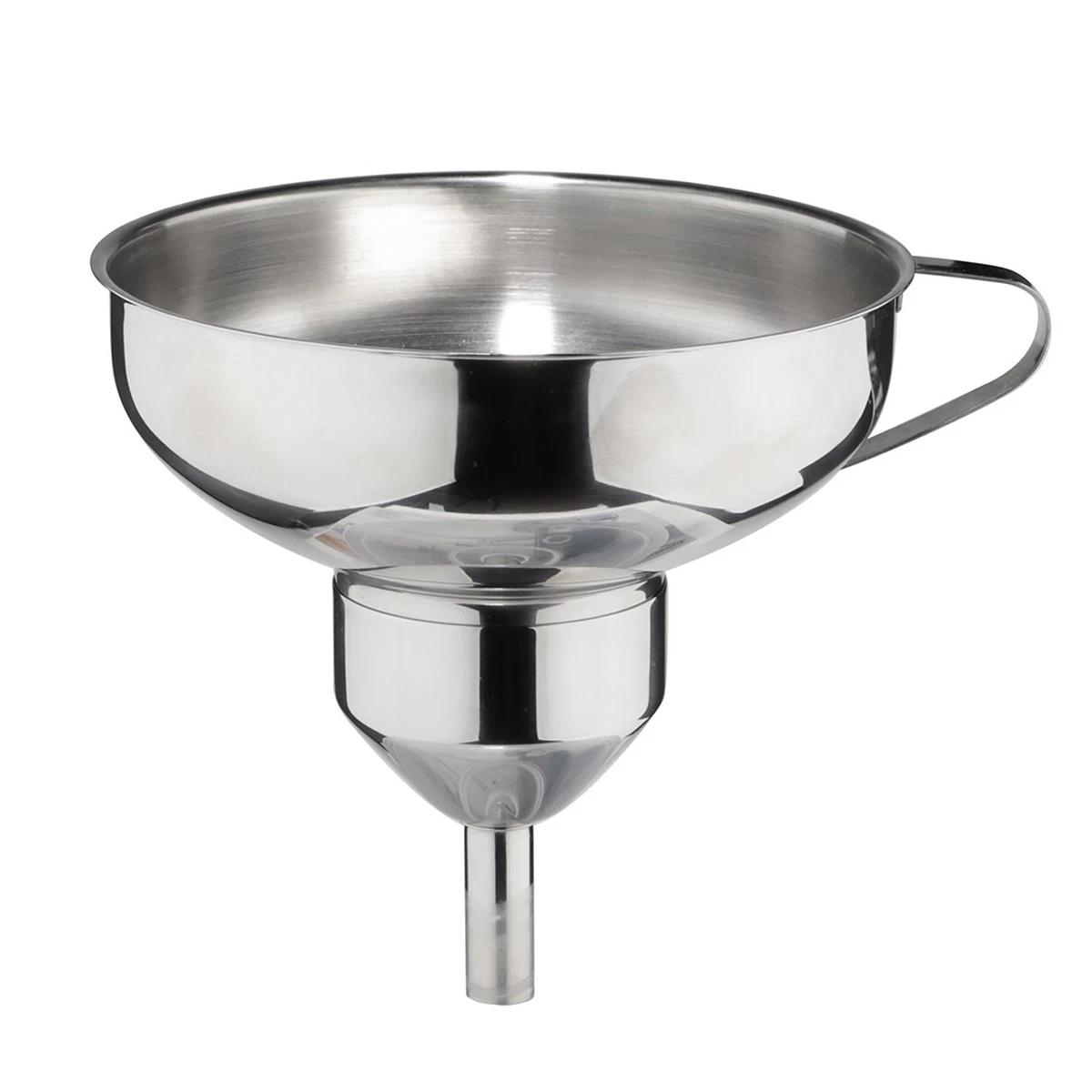 Küchenprofi Imbuto Per Marmellata Con Colino Integrato – Acciaio Inox 13x9 Cm, Facile Da Pulire, Utensile Da Cucina Elegante E Funzionale