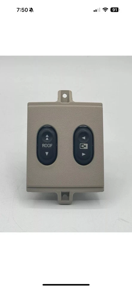 Interruptor de techo corredizo Ford F150 Mark Lt 2004-2008 interruptor de ventana trasera probado OEM Foto 2 de 4