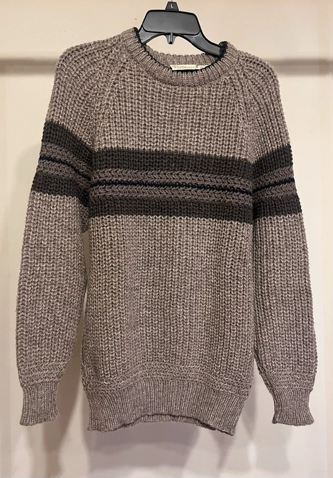 GAELTARRA for J CREW cable knit Pure Wool sweater sz M VTG 80s 90s Ireland - Image 2 of 4