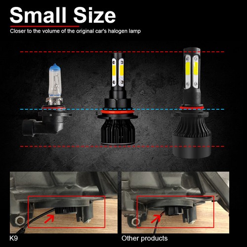 For Nissan Pathfinder 2005-2012 6000K LED Headlight Hi/Lo Beam + Fog Light Bulbs - Picture 6 of 12