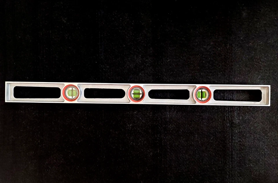 PORT AUSTIN LEVEL & TOOL CO. 6 Bubble 30" Solid Cast Aluminum Level VTG USA NEW! - Image 3 of 4