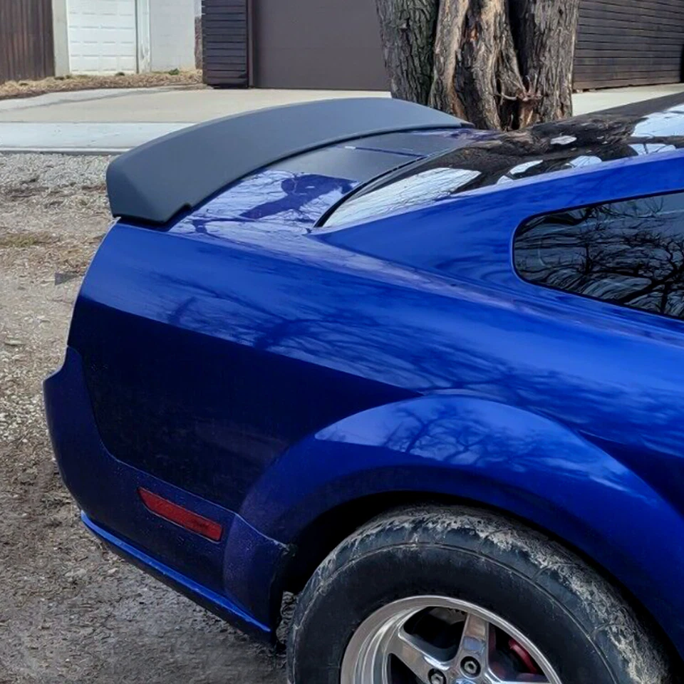 For 2005-2009 Ford Mustang GT500 Ducktail Style Rear Trunk Spoiler Wing Black Foto 3 de 4