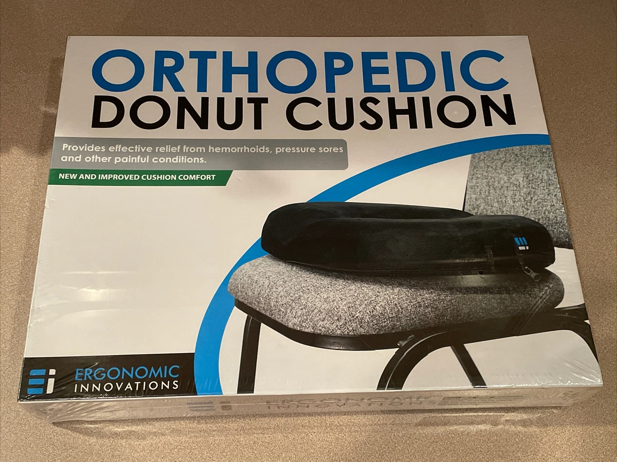 ERGONOMIC INNOVATIONS Orthopedic Donut Pillow: Memory Foam Chair