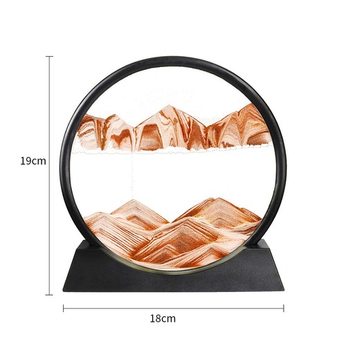 3D Rotating Moving Sand Art Desk Lamp Deep Sea Sandscape Flowing Sand Light Deco - Picture 47 of 139