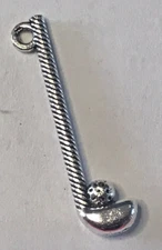 Golf Lover Charm Metal Pendant Golfer Club Golfing Silver Tone Jewelry Bracelet