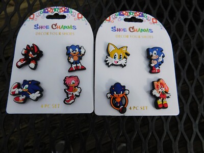 Sonic and friends clog Shoe Charms *NEW*