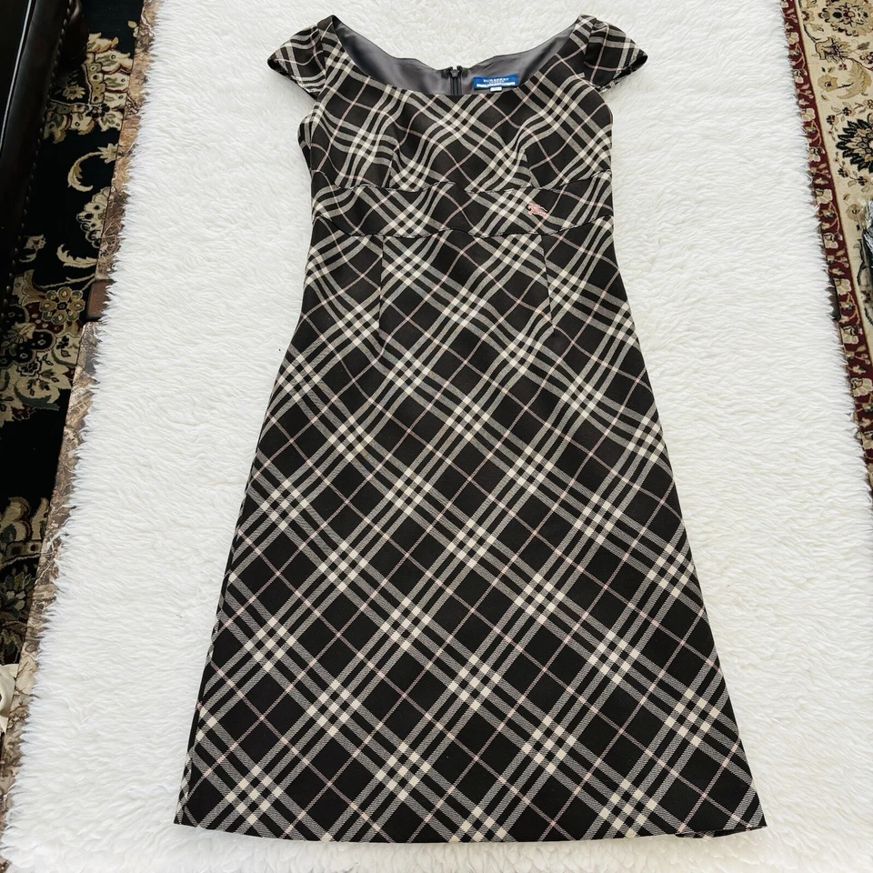 Burberry London Blue Label Nova Check Multicolor Dress Size 36 US S - Image 4 of 4