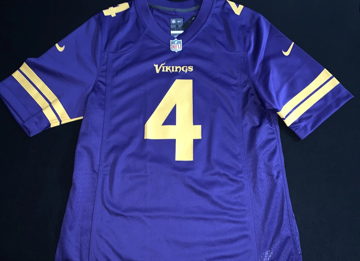 NWT Nike Dalvin Cook Minnesota Vikings 4 Purple Color Rush Game Jersey Men s S