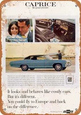 METAL SIGN - 1967 Chevrolet Caprice - Vintage Look Reproduction