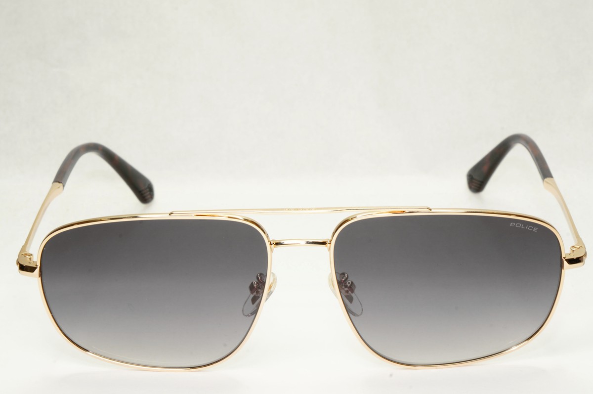 Police Sunglasses Pilot Gold Black Grey Gradient SPL E04 Roadie 2