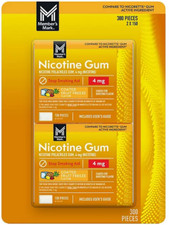 Members Maark Nicotine 4 mg gum 300 pc Fruit flavor