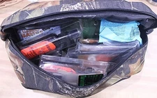 Vintage Archery Lot- Gates Fanny Pack, Harmon Attractant, Bow Holder and more.