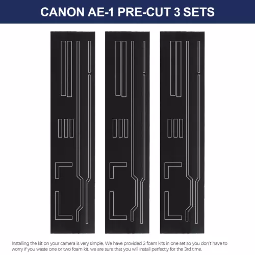 Pre-Cut Light Seal Foam Sponge Kit Sheet For Canon AE-1/AE-1 Program Film Camera