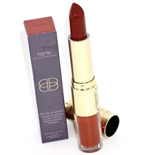 Tarte The Lip Sculptor Lipstick & Lipgloss ~Harlequin~ Full Size (New In Box)