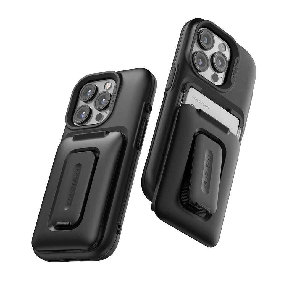 Para iPhone Serie 16 Diseño VRS [Orb] con compartimento billetera y soporte Foto 2 de 4