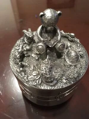 royal selangor music box teddy bear